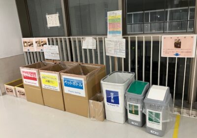 各フロアにあるゴミ捨て場